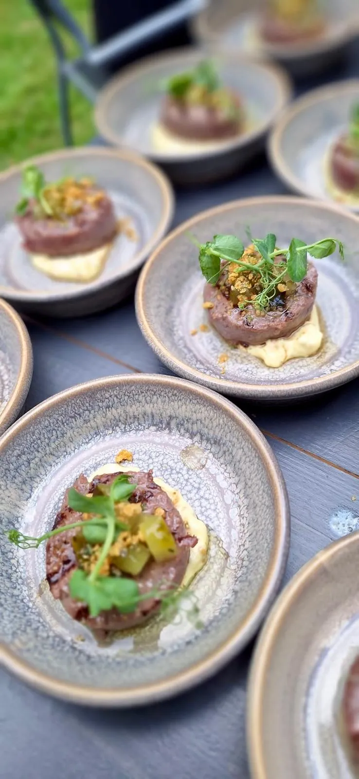 Gerecht voor een diner aan tafel bij Van Eerten