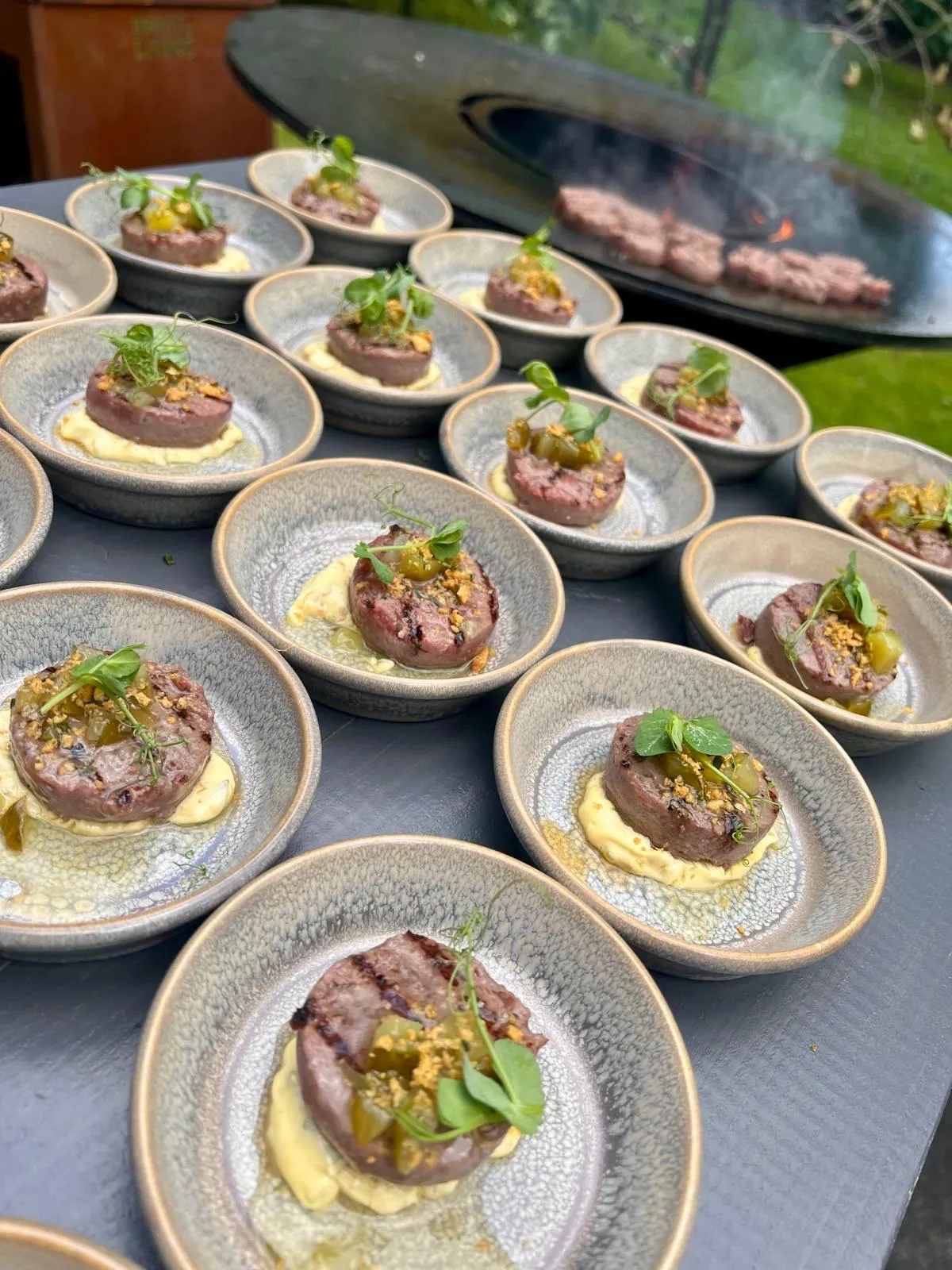 Hoofdgerecht van een diner bij Van Eerten